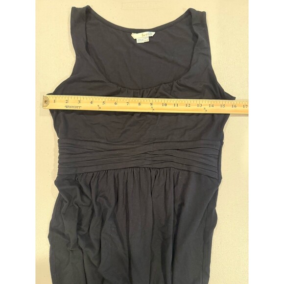 Boden Maxi Jersey Dress Womens 8 Black Diana Casual Stretch Travel Minimalist - Picture 4 of 5
